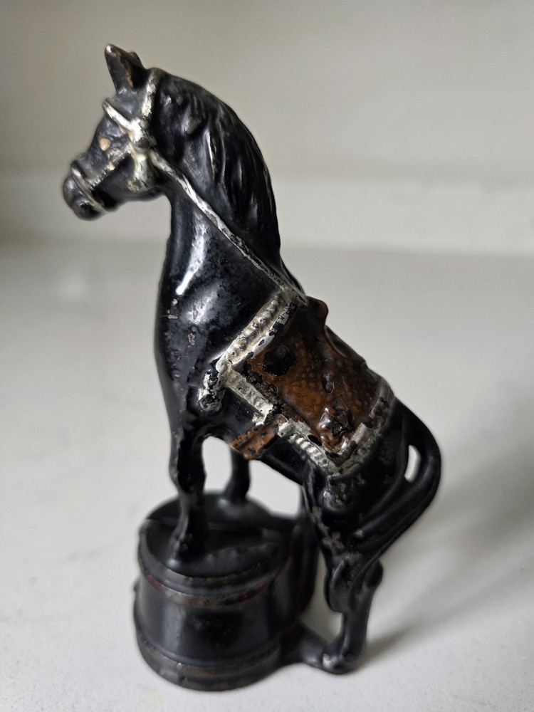 Antique Cast Iron Decorated Horse on Tub Still Bank A. C. Williams 1920's-1934