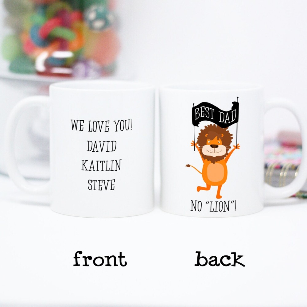 Dad Mug Best Dad Personalized Custom Quote Gift For Dad Gift From Kids Gift From