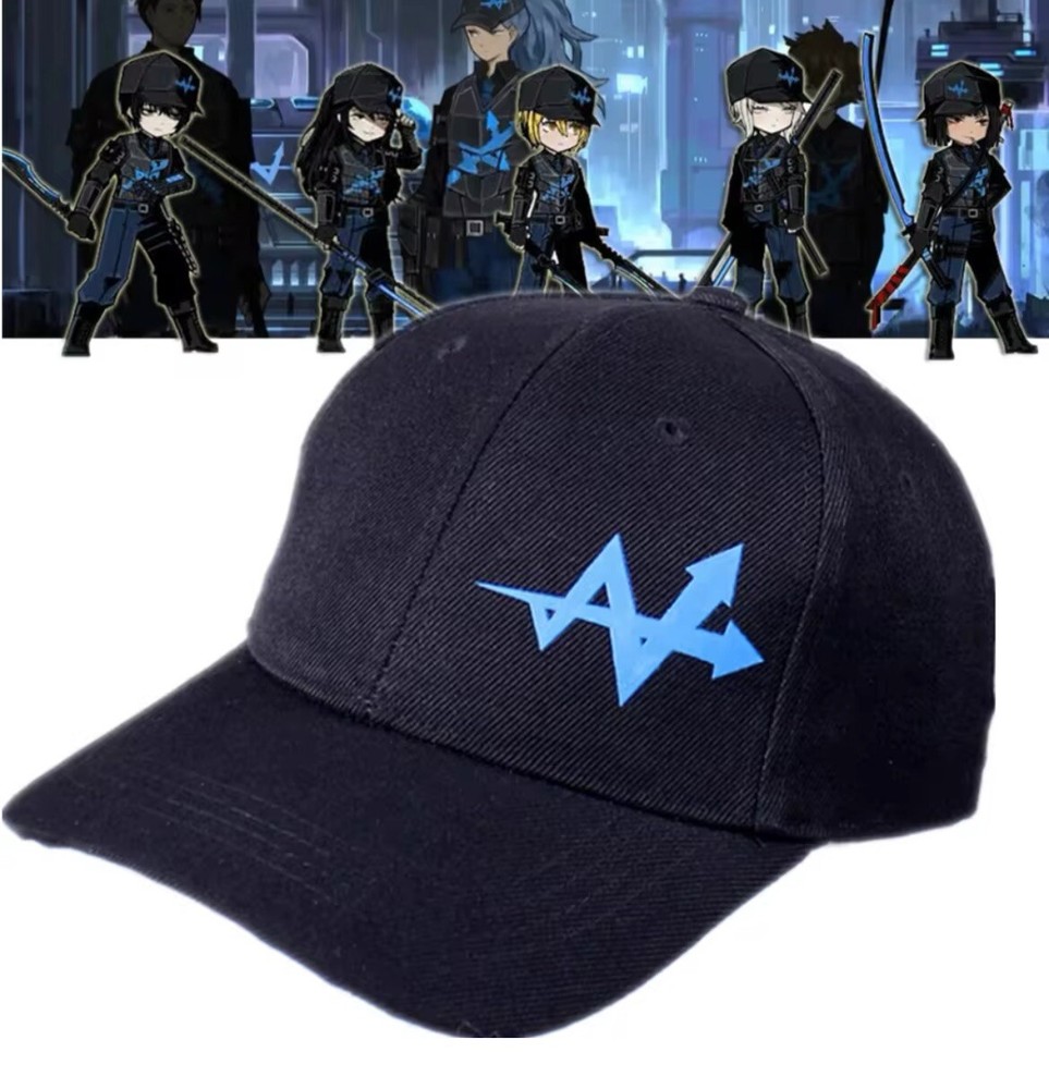 Game Library of Ruina Warp Black Sun Hat Cosplay Casual Baseball Cap Adult
