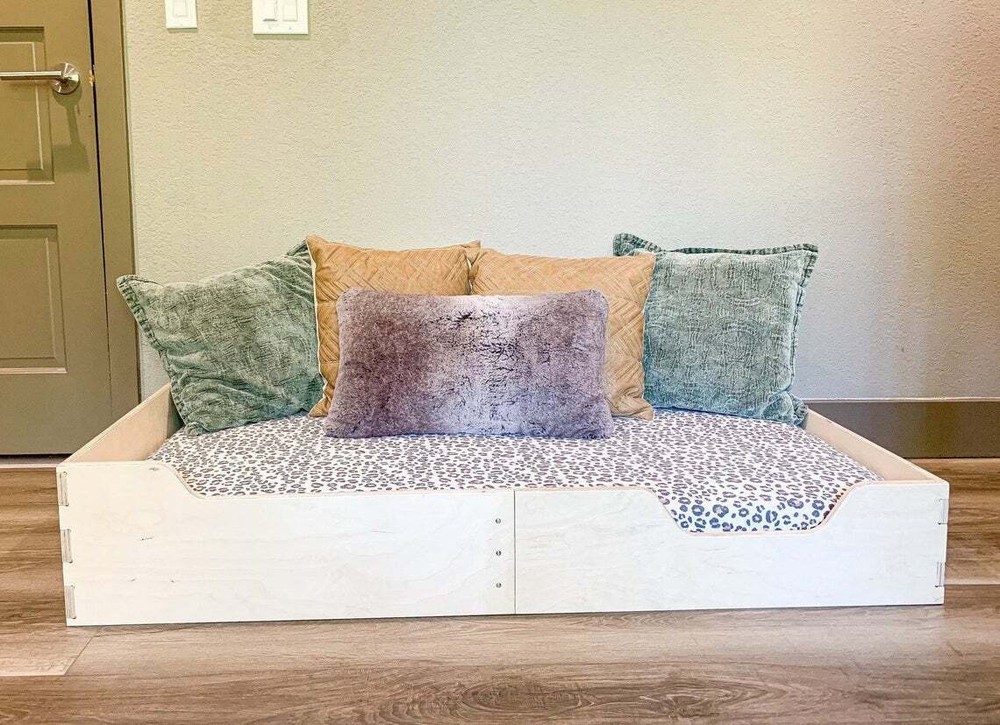 Montessori Toddler Floor Bed Frame | Kids Wooden Furniture | Childrens Bedframe