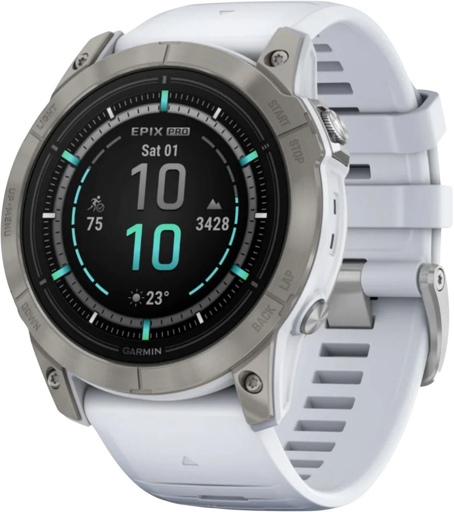 Garmin EPIX Pro Gen 2 Sapphire 51mm HRM With GPS Multisport Watch White