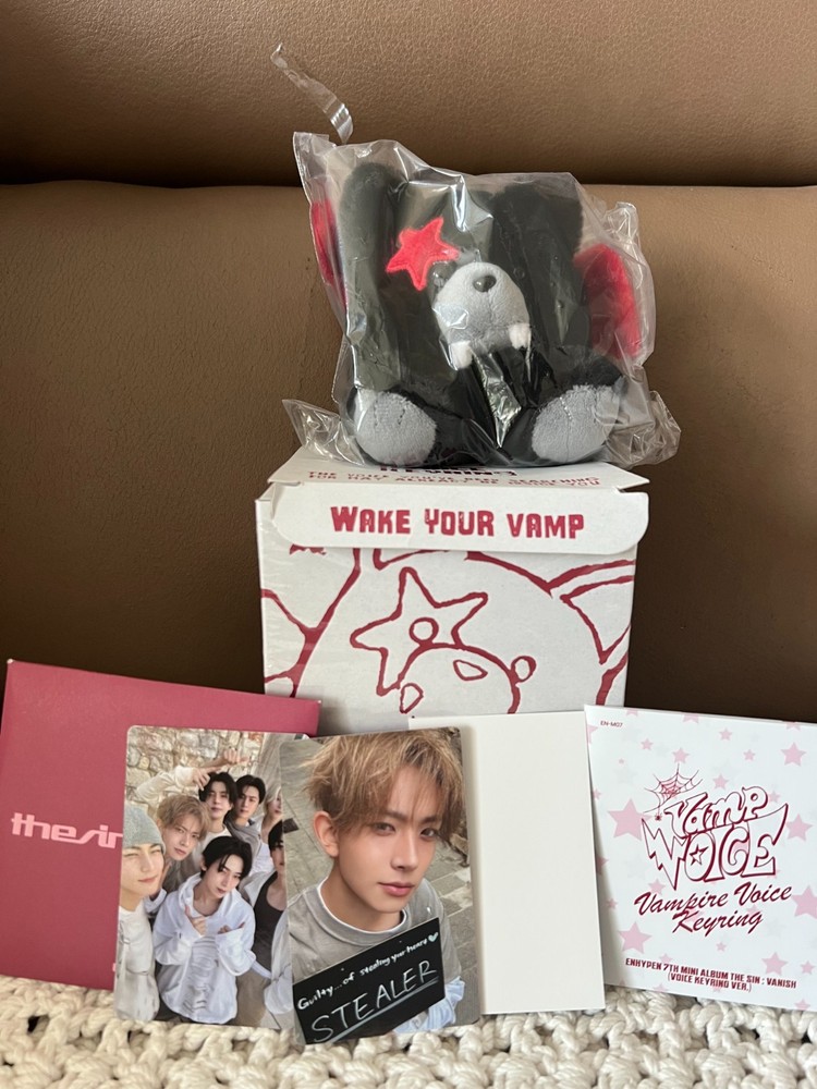 ENHYPEN Heeseung 7th Mini Album THE SIN : VANISH Voice Keyring