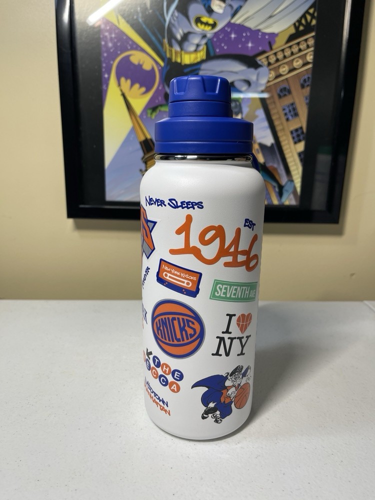 Hydrapeak NBA KNICKS  32oz Insulated Stainless Steel Water Bottle Chug Lid NEW