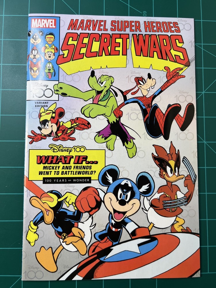 Amazing Spider-Man #37 Disney100 What If Variant by Paolo De Lorenzi Marvel 2023