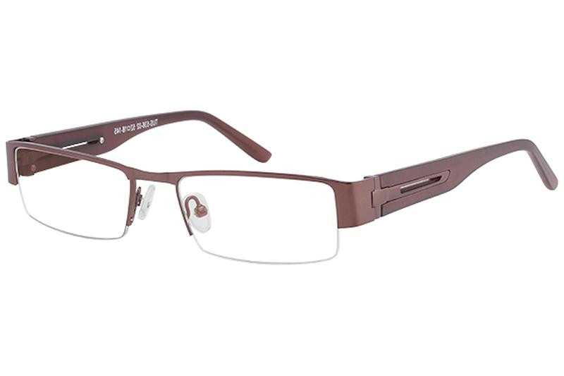 Tuscany Men's Eyeglasses 536 Half Rim Optical Frame 52mm