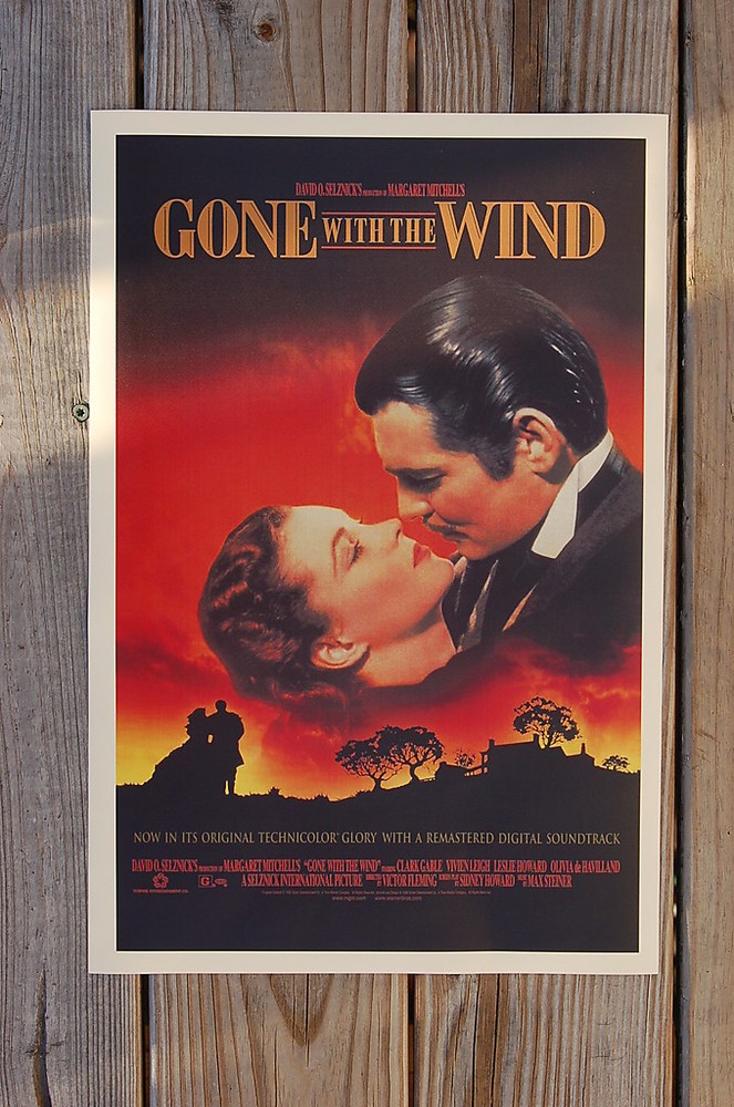Gone With The Wind Lobby Card Poster #1