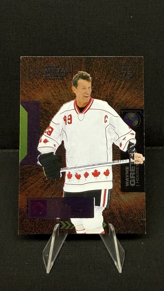 2021 Skybox Metal Universe Champions - #75 Wayne Gretzky CANADA LEGEND GOAT