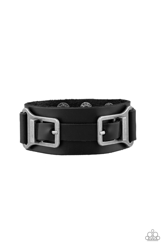 Scout It Out - Black - Paparazzi Accessories Men's Bracelet