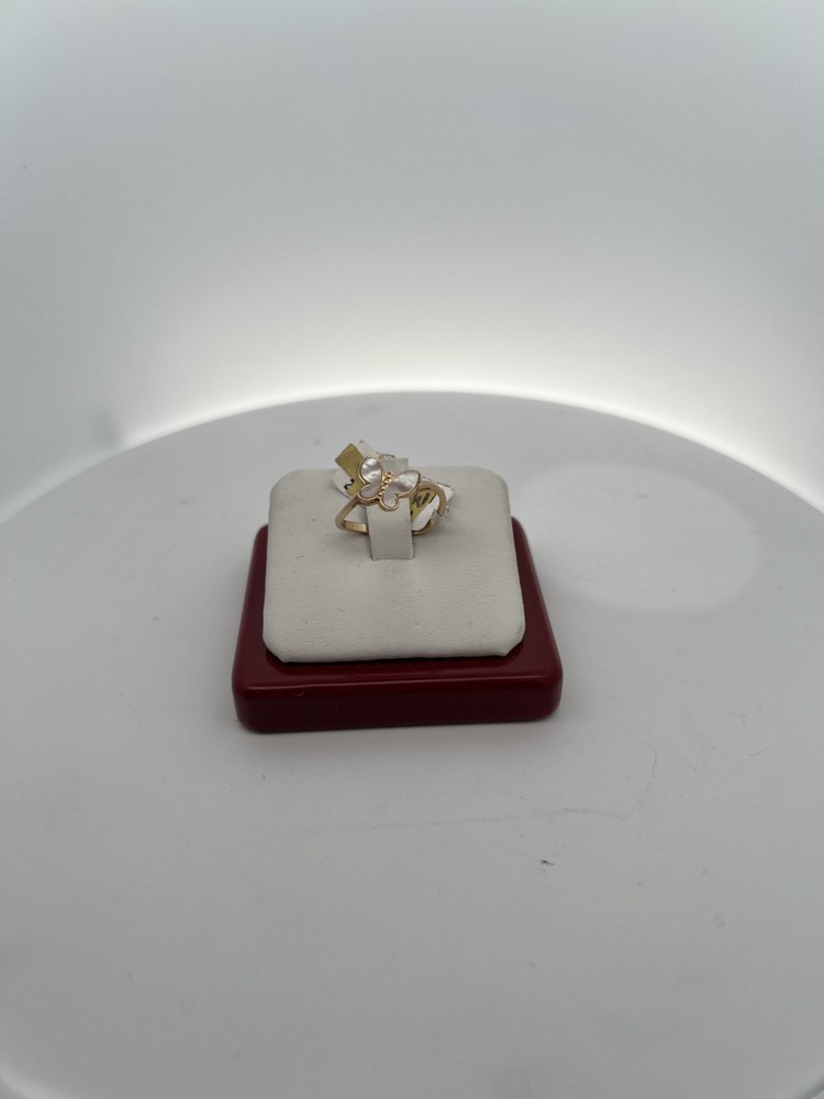 14k Gold Butterfly Ring