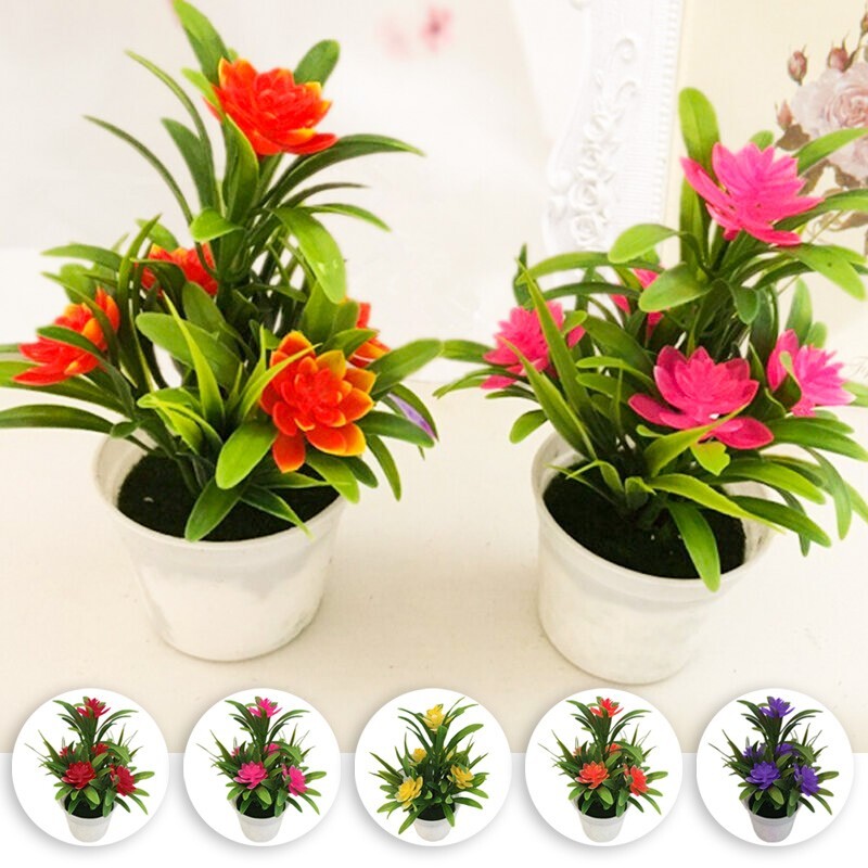 Realistic Potted Artificial Plant for Outdoor Home and Office Decor  