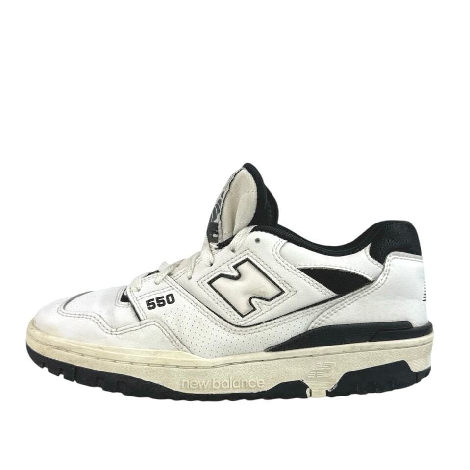 New Balance 550 Sea Salt Men's White Black Athletic Running Sneakers Shoes 7.5