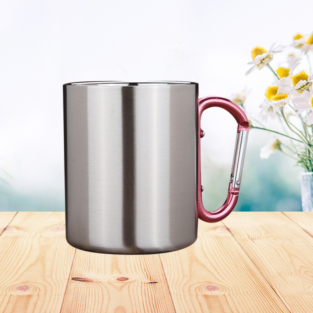 360mL Stainless Steel Coffee Mug Mirror Polished Insulated Cup High Temperature