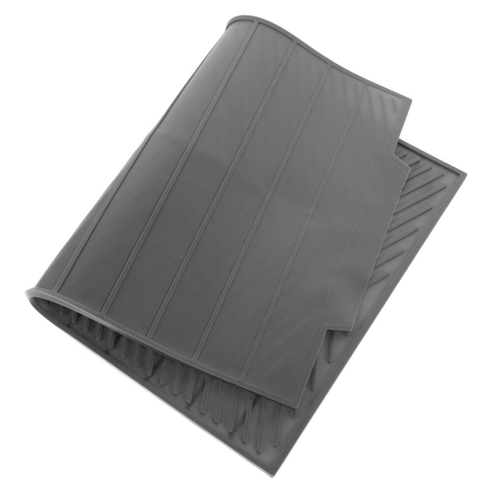 Silicone Sink Mat for Kitchen Cabinet Protection Non-Slip Dish Drying Liner