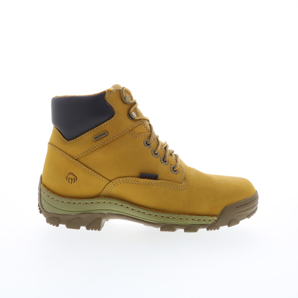 Wolverine Dublin 6 Inch Waterproof Insulated Brown Work Boots for Men W04780