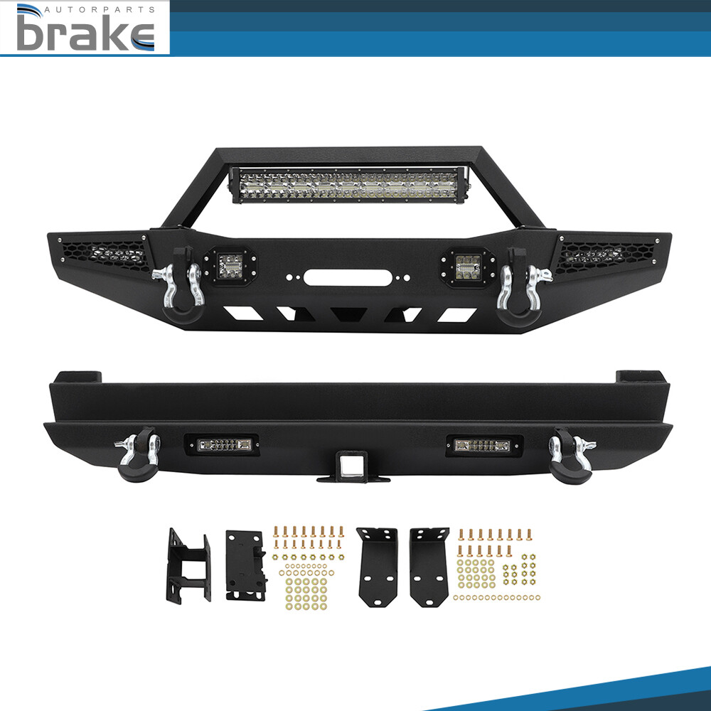 Steel Bumper Guard with Fog Lamps for 1984-2001 JEEP Cherokee  