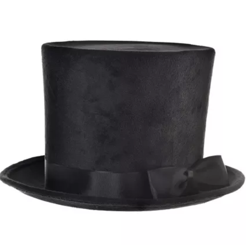 Victorian Black Top Hat Deluxe