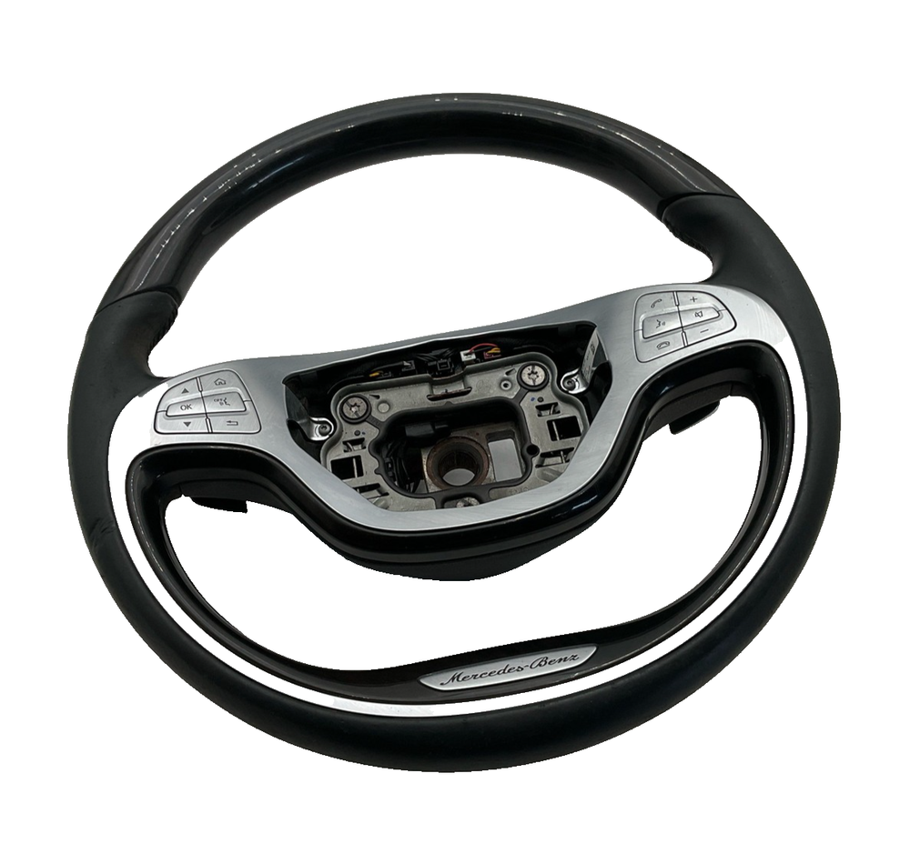 2014-2017 MERCEDES S-CLASS W222 S550 Steering Wheel with Paddle Shifters OEM