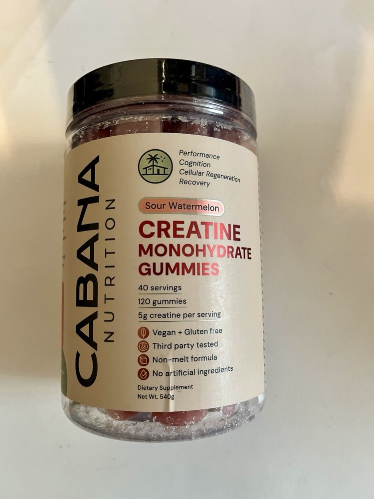 Cabana Nutrition - Creatine Monohydrate Gummies.