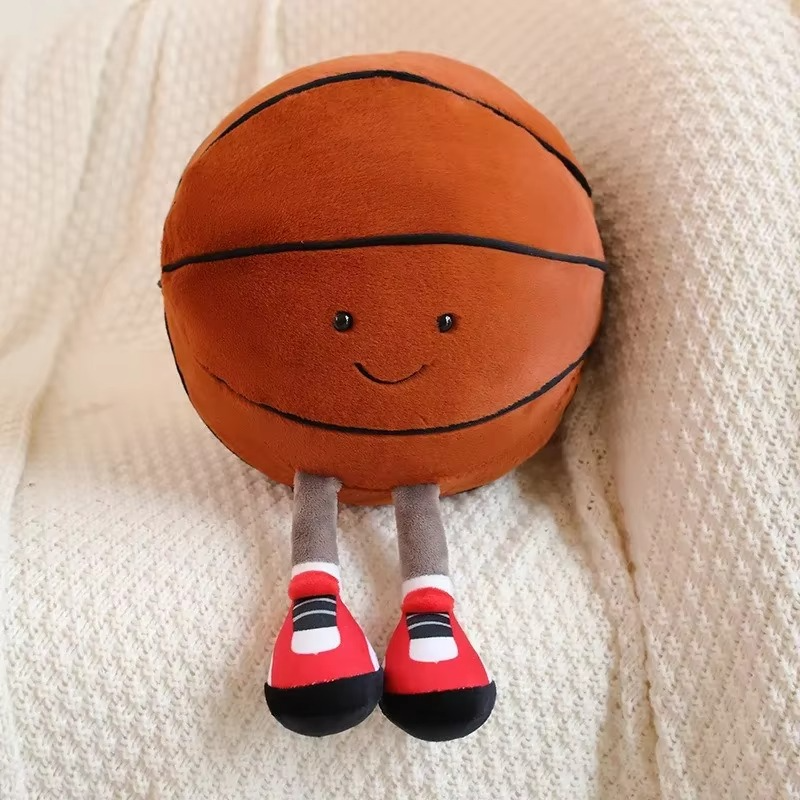 JellyCat Fun Sports Basketball Doll Plush Cute Toy Birthday Gift 22CM