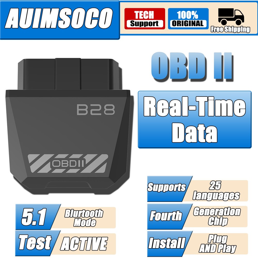 For Chevrolet Corvette Diagnostic Code Reader OBD2 Bluetooth Scanner Adapter