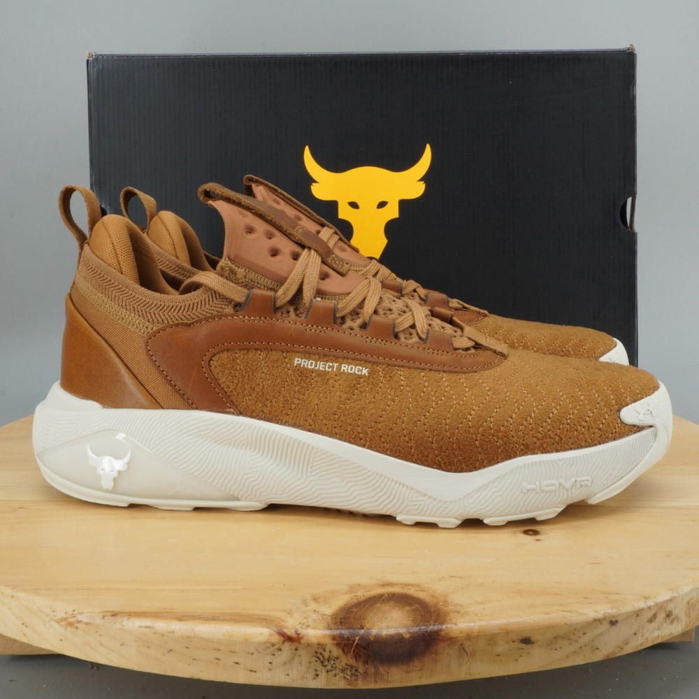 Under Armour Project Rock 7 LUXE Men’s Size 12 Tundra Brown Training Gym Shoes