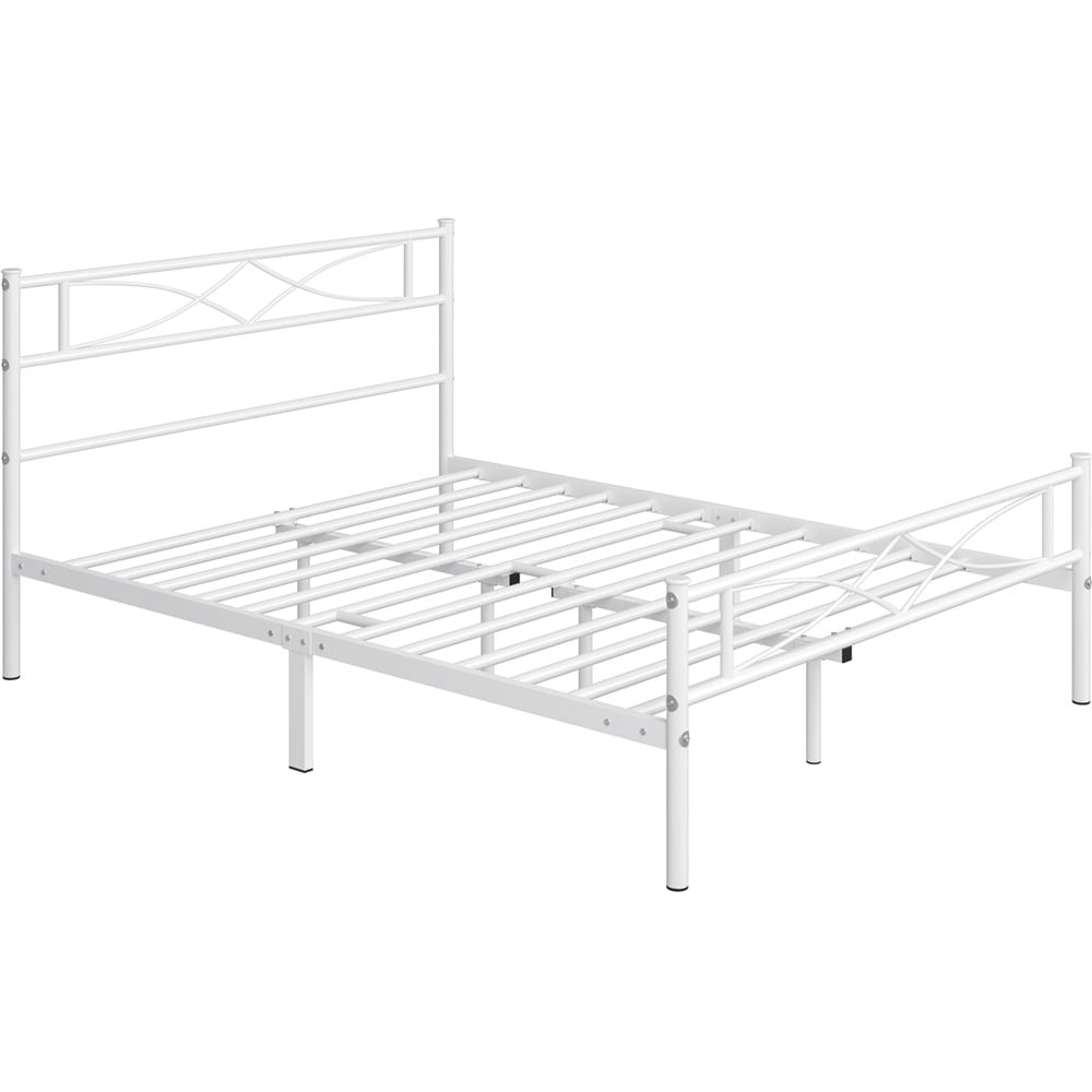 Yaheetech Curved Design Metal Platform Bed Frame for Modern Style