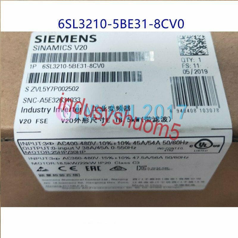 1PCS New 6SL3210-5BE31-8CV0 6SL3 210-5BE31-8CV0 Siemens Convertor
