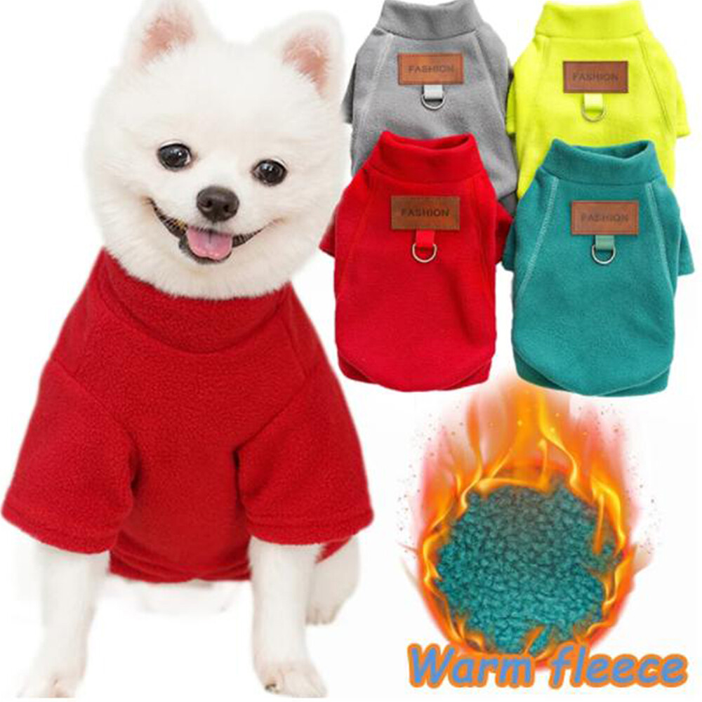 XS-6XL Dog Clothes Puppy Pet Dogs Fleece Winter Warm Sweater Vest Jackets Hoodie