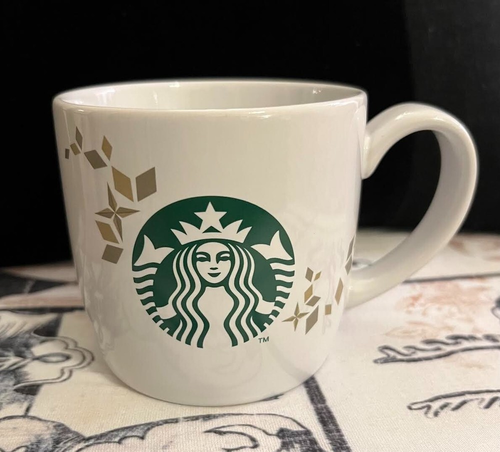 Starbucks 2013 Holiday 14 oz Ceramic Coffee Mug Red Collection