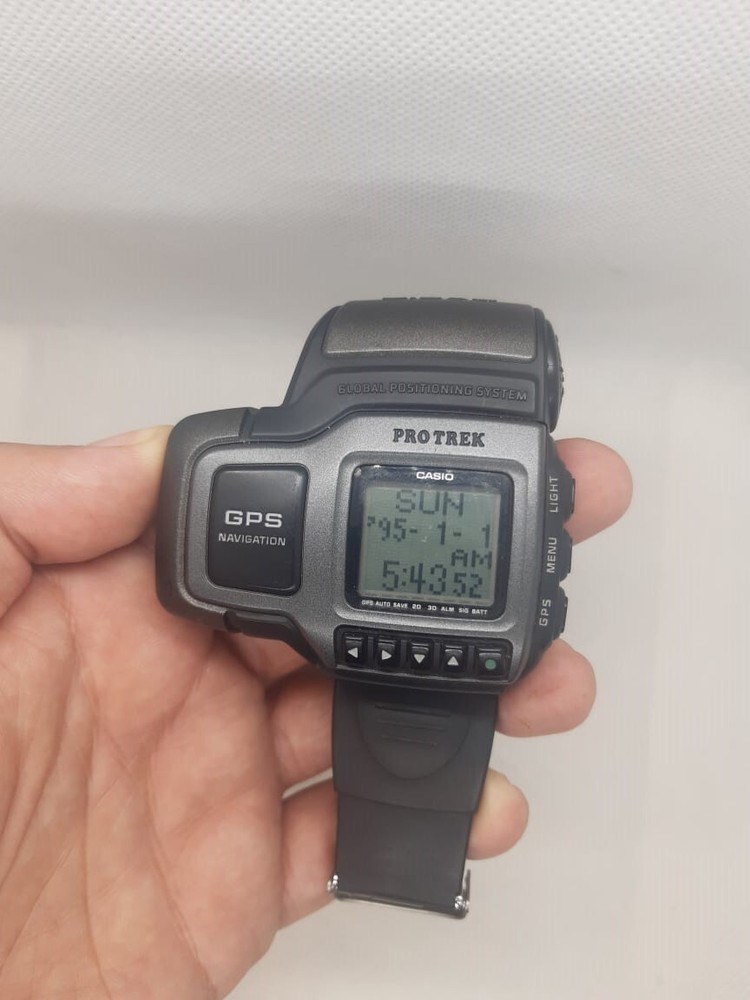 CASIO PRT-1 PRO TREK GPS NAVIGATION VINTAGE DIGITAL WATCH JAPAN 1999