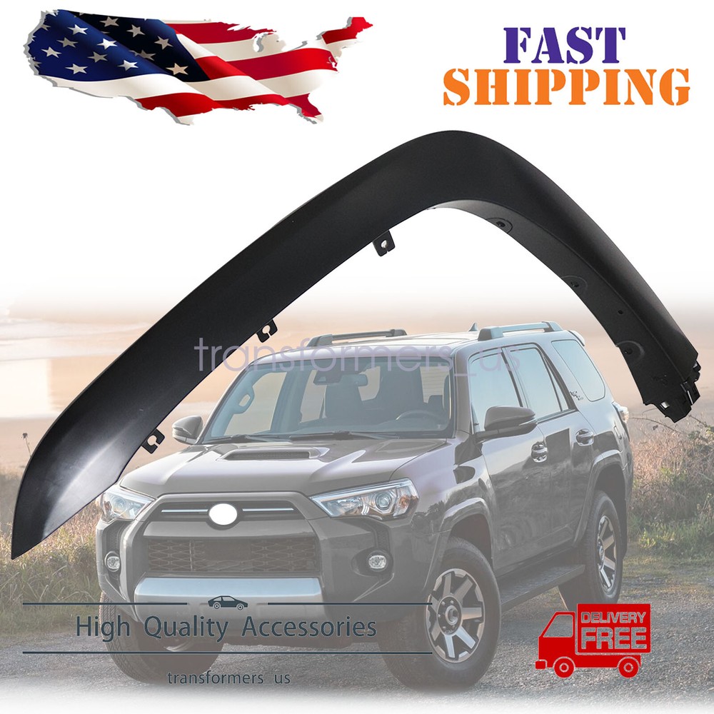 2014-2023 Toyota 4Runner Driver Side Front Fender Flares Primed 5384835906  