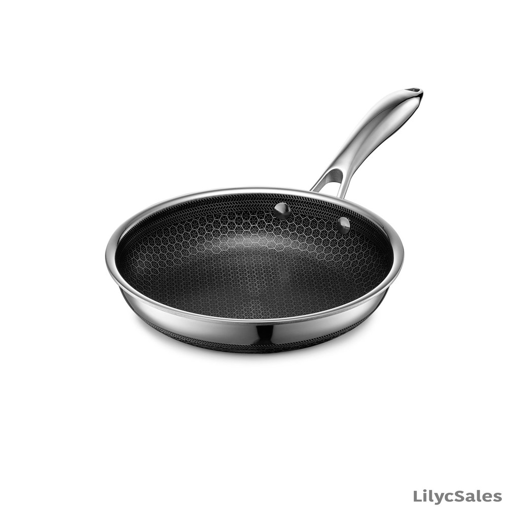 HexClad Hybrid Nonstick 10-Inch Frying Pan Without Lid