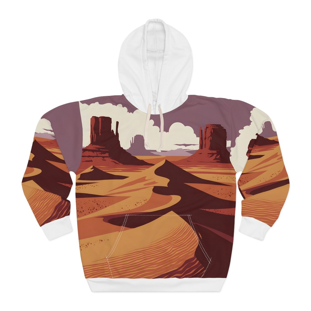 Desert Mirage All Over Print Hoodie Outdoor Adventure Travel Apparel