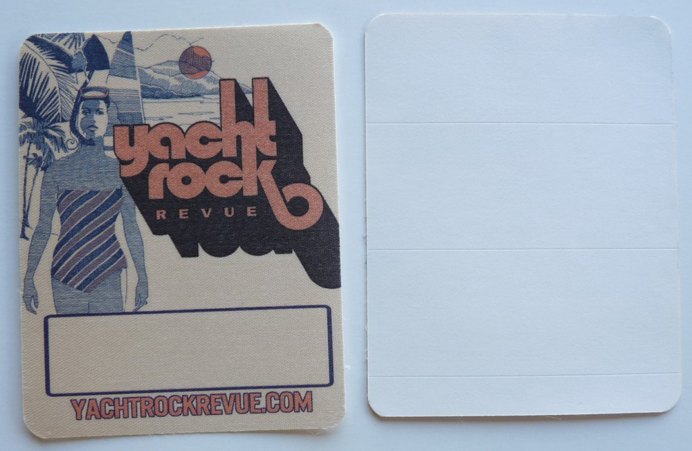 Yacht Rock Revue Beige Concert Tour Backstage Pass D19