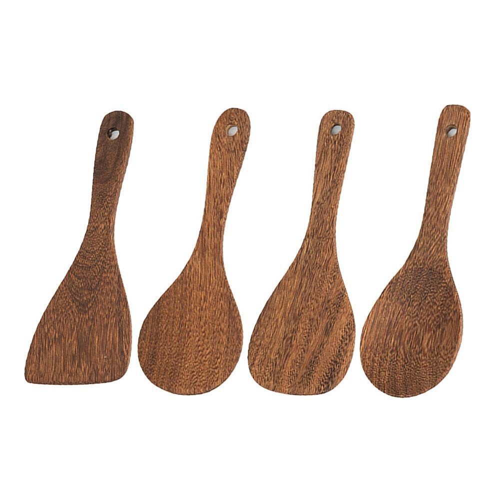 Wooden Shovels Cooking Utensils Spatula Spoon Shovel Non Stick Kitchen Tool GX