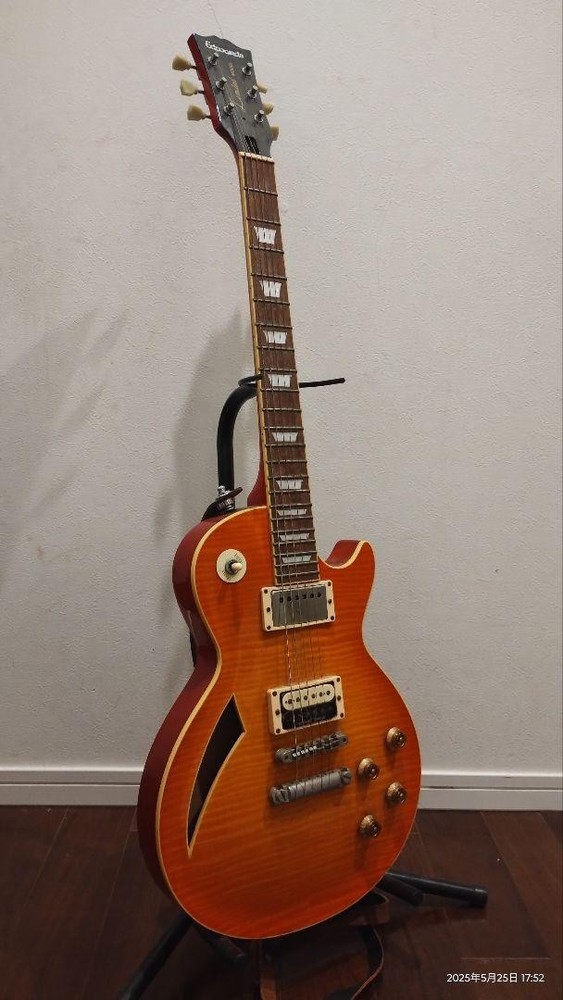 Edwards Semi-Hollow Electric Guitar Les Paul Style