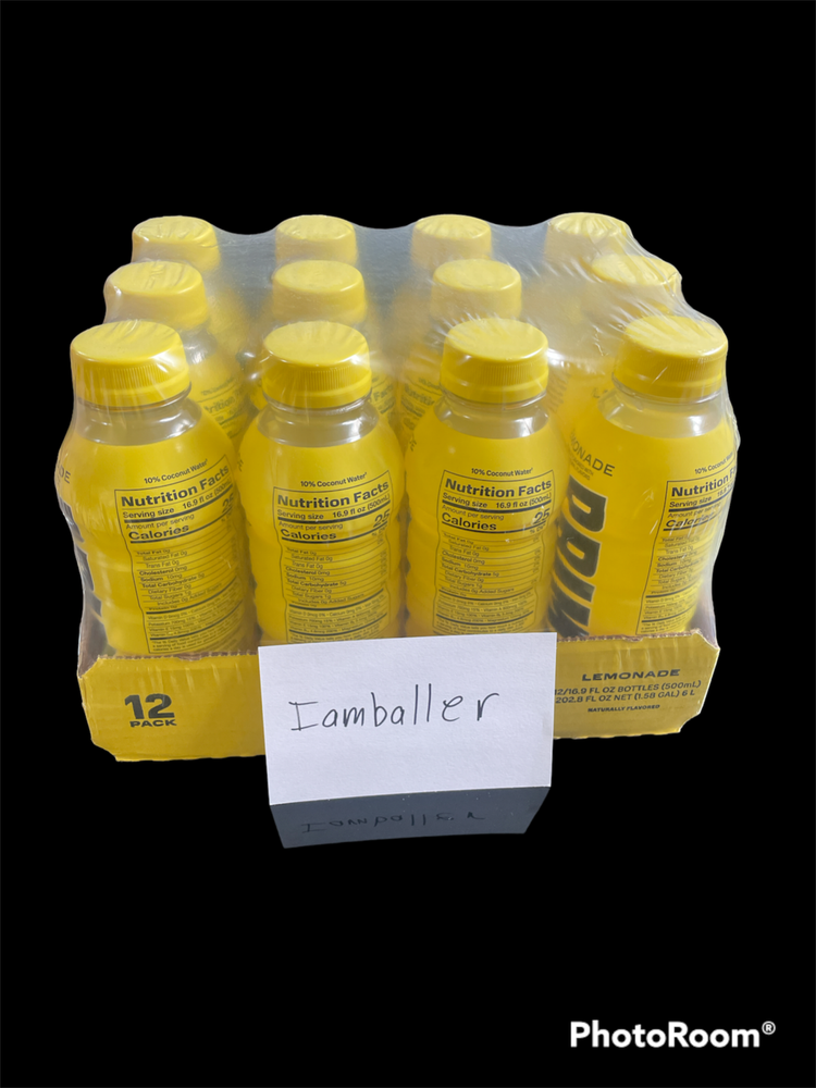 Prime Hydration 12 pack Lemonade. *Ships Same Day* In Hand-image