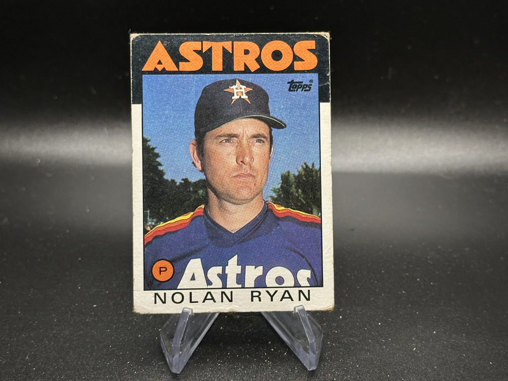 Nolan Ryan - 1986 Astros - Card 100 1986 Topps