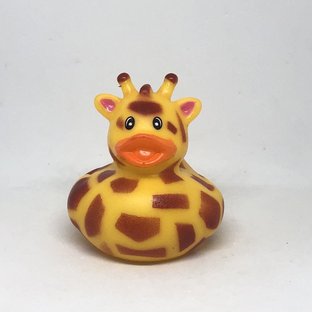 Giraffe Rubber Duck 2 Inch Bath Pool Jeep Toy for Kids