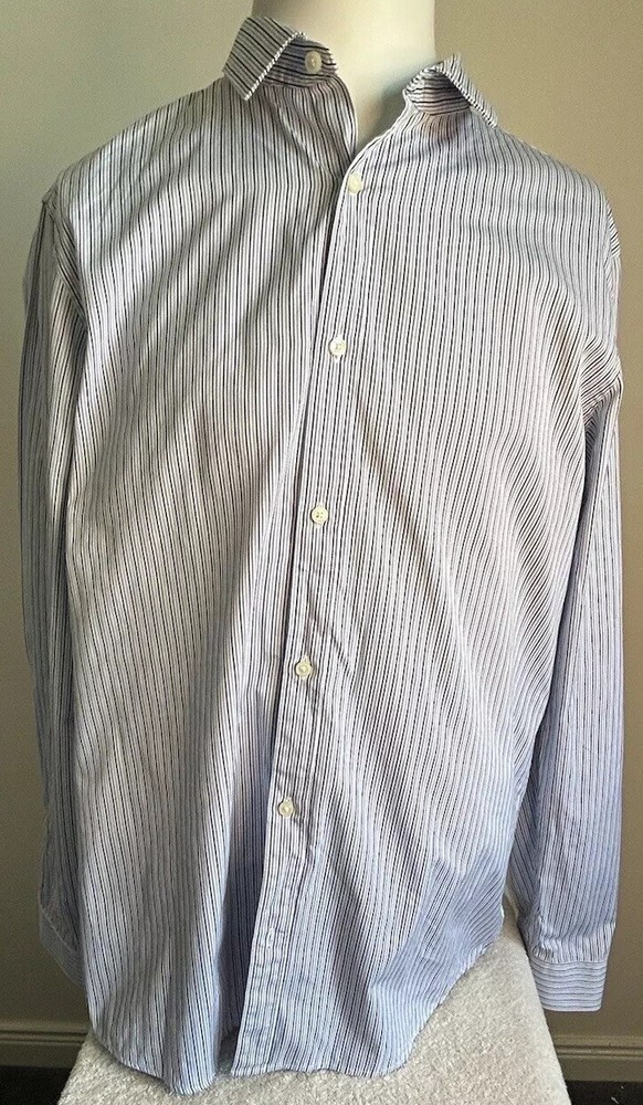 Michael Kors Slim Fit Long Sleeve Cotton Shirt XL Clearance Sale-image