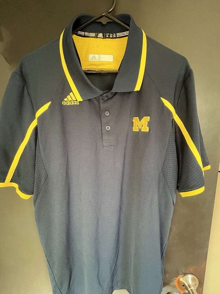 Adidas Michigan Men’s XL Polo Style Shirt - Great Condition