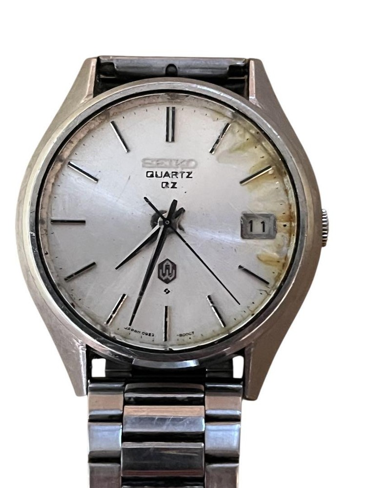 Seiko QZ 3-Hand Date 0922-8000-G Mens Quartz Watch