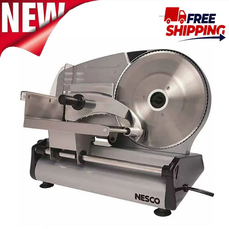 180W Meat Slicer Electric Deli Food Slicer w/Removable 8.5