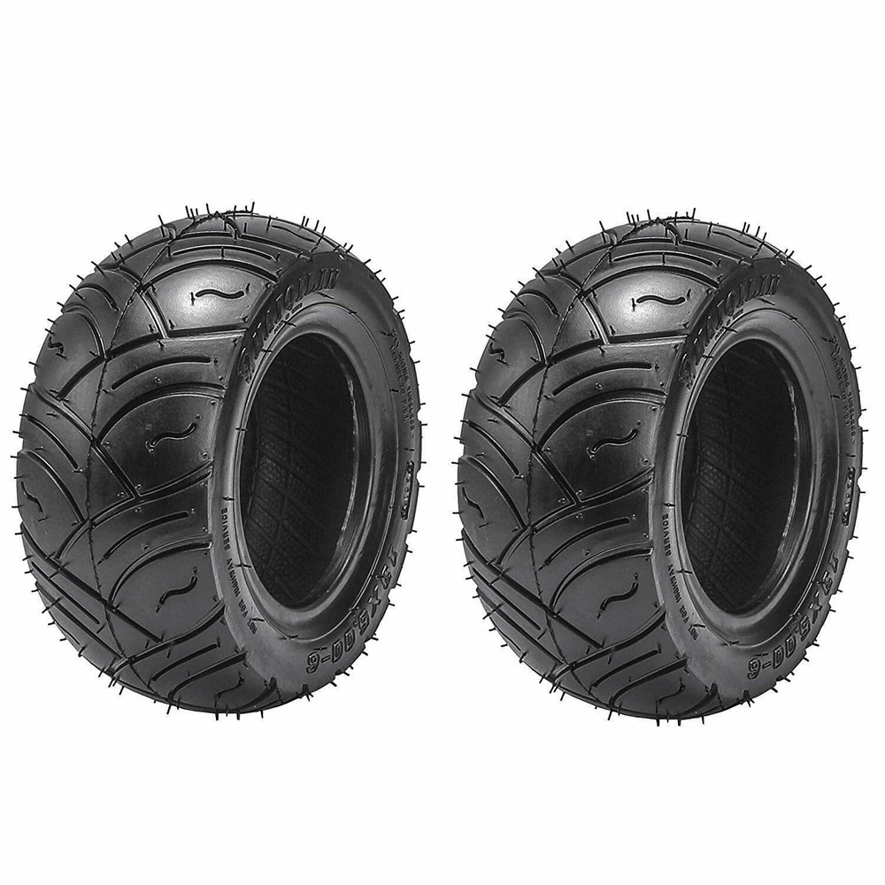 2-Pack 13x5.00-6 Tubeless ATV Go-Kart Tires 2-Ply