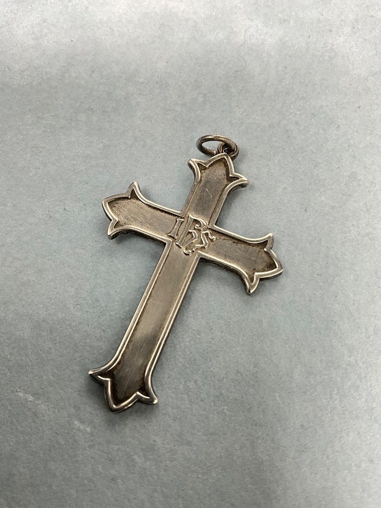JAMES AVERY 925 Sterling Silver Cross Pendant 2 1/4” 11.8g