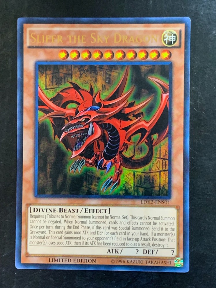 Slifer the Sky Dragon LDK2-ENS01 Ultra Rare Limited Edition YuGiOh Card Konami