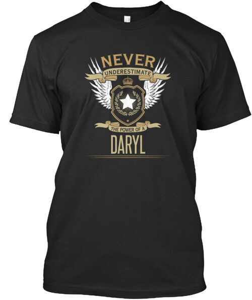 Daryl Never Underestimate Heather T-Shirt Made in the USA Size S to 5XL