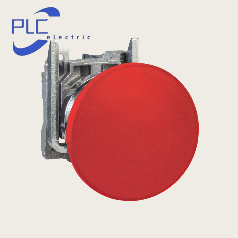 New With Box Schneider XB4BC42 EMERGENCY STOP MUSHROOM HEAD PUSH BUTTON