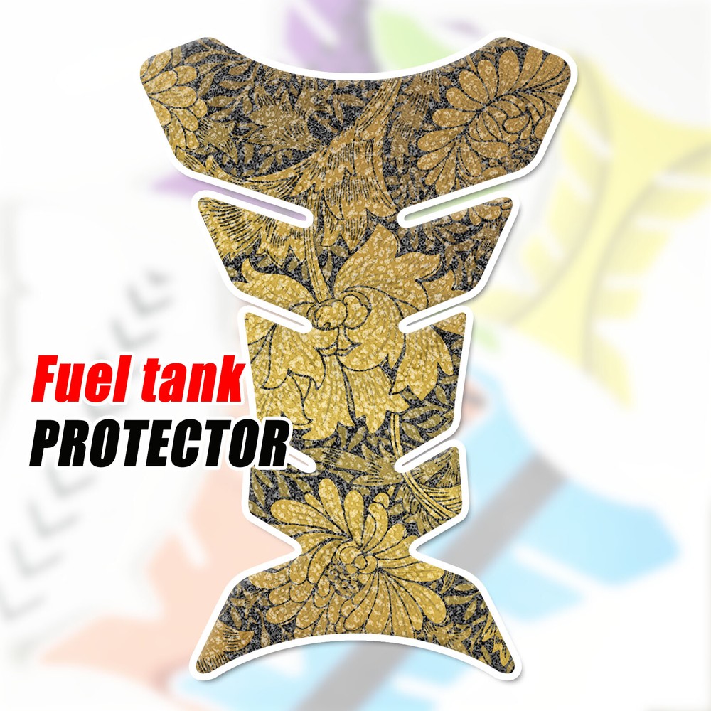 Removable Gas Tank Pad Protector Motorcycle Thai?Art Fish Bone