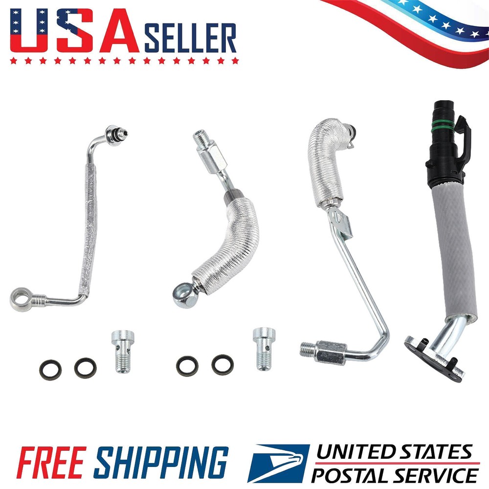 Turbo Charger Coolant Return Hose Line 55567067 For Chevy Cruze Buick GM 1.4L L4